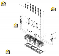 Головка блока цилиндров в сборе