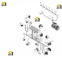 Группа датчиков и проводов