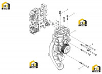 Насос водяной в сборе (часть 1)