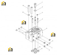 Узел головки блока цилиндров