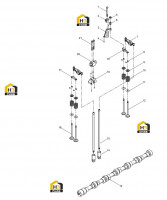 Узел привода клапанов