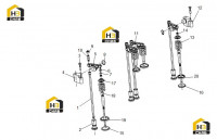 Механизм клапанный