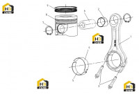Поршень и шатун