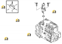 Крепеж электромагнитного клапана