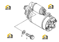 Крепление стартера