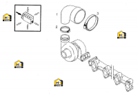 Шланг переходный для выхода воздуха