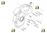 Картер шестерен двигателя