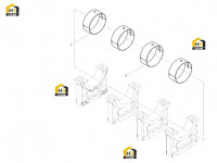 Комплект коренных вкладышей