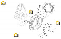 Корпус маховика с комплектующими