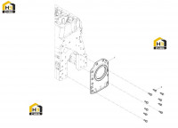 Крепление задней крышки