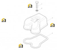Крышка клапанная в сборе