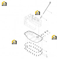Поддон картера в сборе