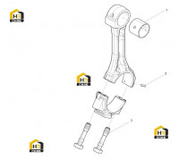 Шатун в сборе