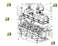 Головка блока цилиндров в сборе