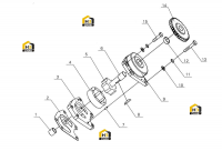 Насос масляный в сборе