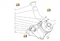 Насос водяной в сборе A8C03-1307000/05