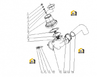 Термостат в сборе B8860-1306000/09