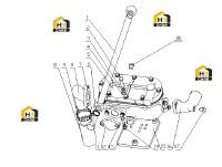 Радиатор масляный в сборе