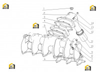 Коллектор впускной B9LF0-1008100.02