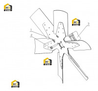 Вентилятор в сборе 415-1308000.02