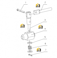 Клапан сливной в сборе 231-1305000/10