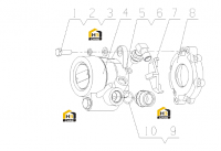 Насос рулевого управления в сборе LNDFA-3407000/0