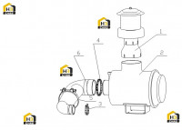 Воздухозаборник с комплектующими J8000-1109000.09