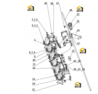 Комплектующие впускного коллектора J4R00-1008100/07&J3C00-1008500/03