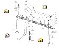 Толкатель клапана в сборе