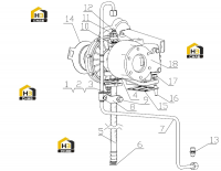 Турбонагнетатель в сборе