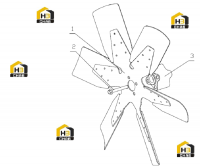 Вентилятор в сборе