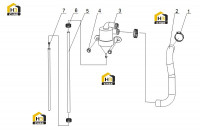 Комплект вентиляции картера J5600-1014000