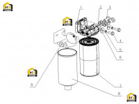 Фильтр топливный в сборе J5600-1105000