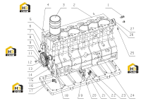 Блок цилиндров в сборе