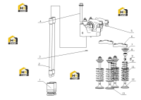 Механизм клапанный в сборе