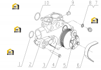 Насос водяной