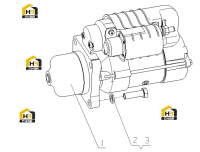 Стартер в сборе