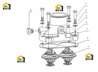 Термостат в сборе L3002-1306000