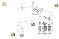 Узел клапанного механизма в сборе L3000-10070000