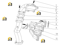 Детали выпускного коллектора