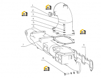 Комплектующие впускного коллектора 311-1008100