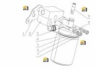 Фильтр масляный в сборе 1640H-1012000