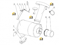 Фильтр воздушный в сборе 1640H-1109000