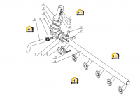 Патрубок водяной трубы радиатора 1640H-1303000