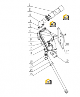 Радиатор масляный 1640H-1013000