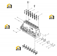 Блок цилиндров в сборе