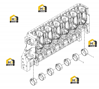 Комплект основных подшипников (часть 1)