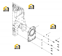 Колпачок задний масляный колпачок в сборе (часть 1)