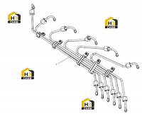 Группа топливопроводов высокого давления