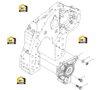 Насос масляный в сборе